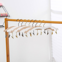 Solid imitation wood underwear rack bra underwear plastic clothes hanger bra clip underwear store supermarket display clothes support