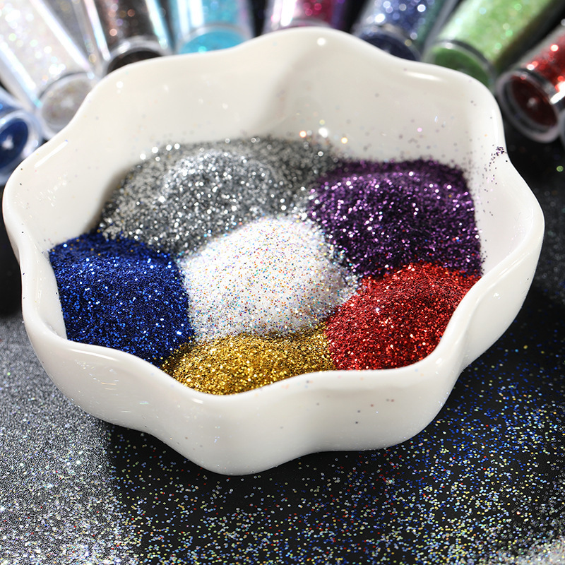 Cross-Border Fine flash chameleon powder cosmetics highlight neon powder polarized powder nail art gold powder glitter powder super bright glitter powder Cross-Border Fine flash chameleon powder cosmetics highlight neon powder polarized powder nail art gold powder glitter powder super bright glitter powder