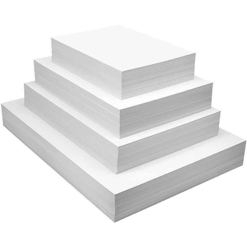 白卡纸a4白色卡纸a3荷兰白卡4k儿童美术绘画4开8k画画硬卡纸马克
