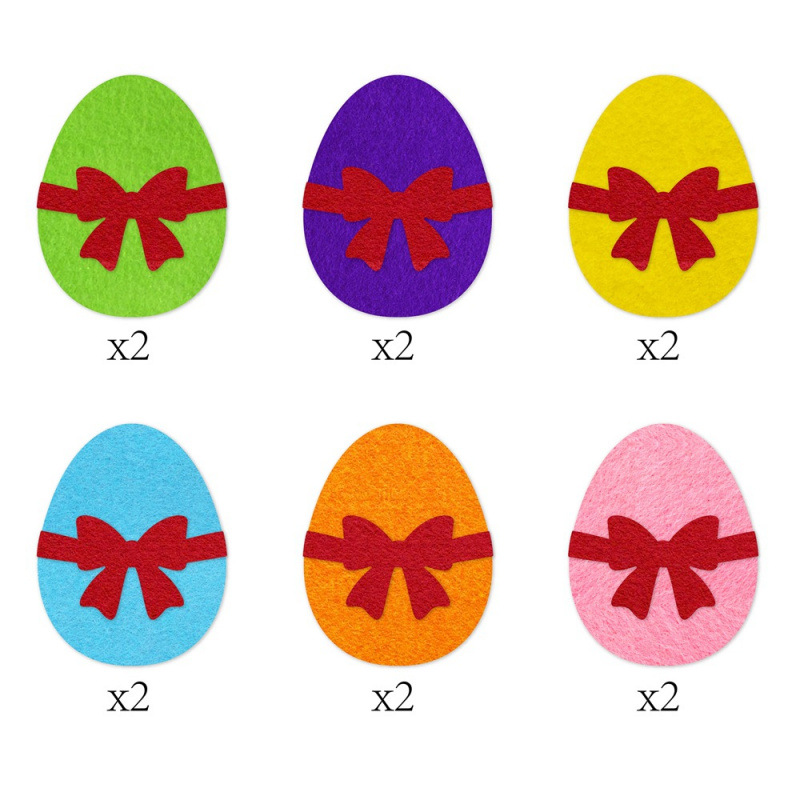 Europa y los Estados Unidos nuevos huevos de conejo y zanahoria fieltro decoración de Pascua