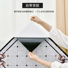 58C1SXP自粘地板貼復古花紋大理石地板仿瓷磚地貼紙加厚耐磨防水