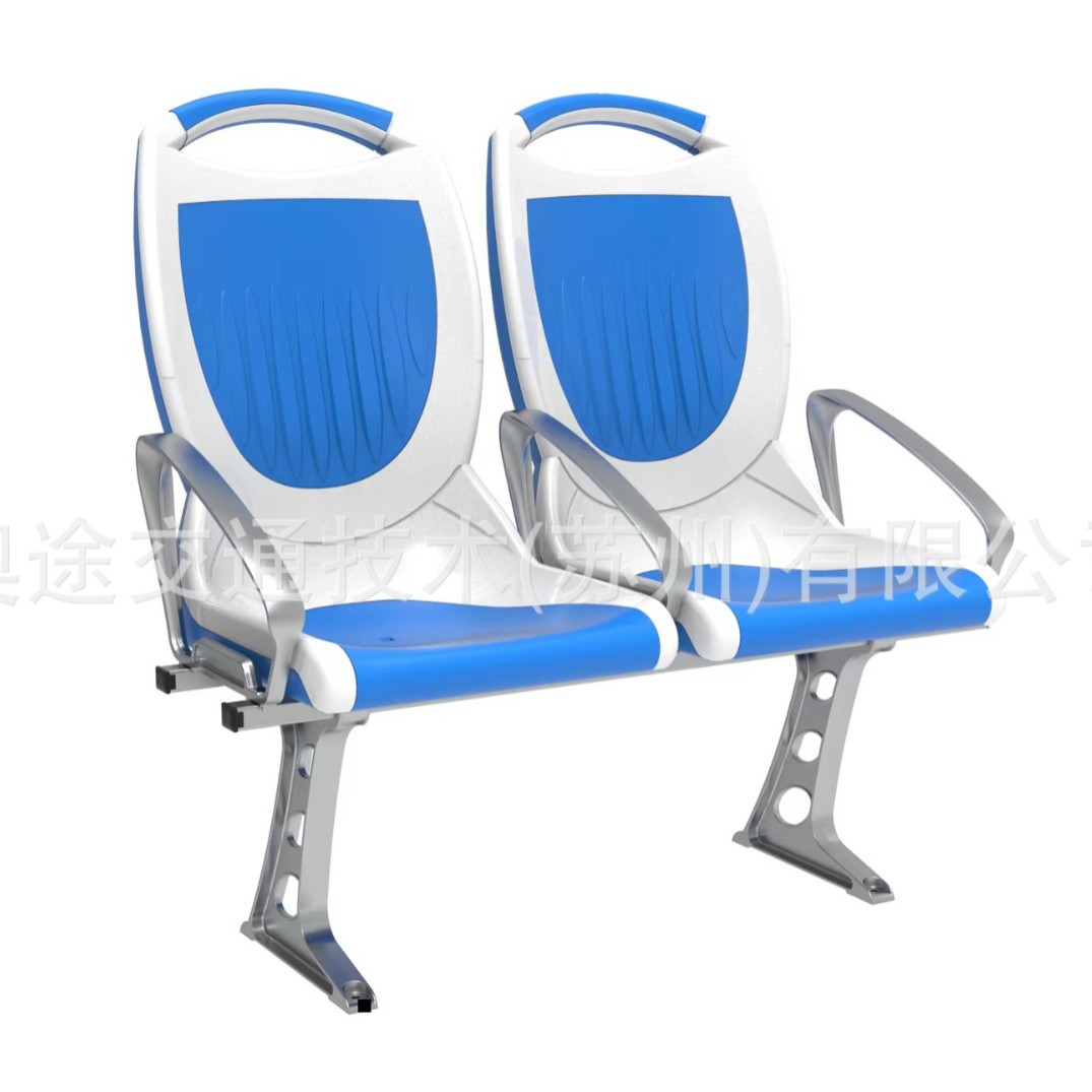 注塑公交座椅 铝合金底架船用座椅 软包座椅加强尼龙材质公共座椅