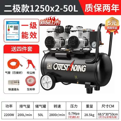 Hava kompressorları | woodworking painting air pump - new-product-2x1250-50l-fast-saic