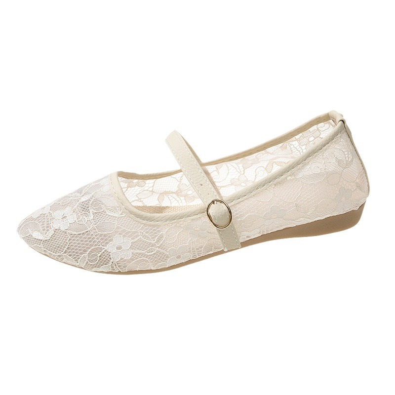 Women's Plus Size Casual Loafers Pointed Toe Flat Shoes Mesh Fabric Fairy Style Spring Sexy_voghion.com