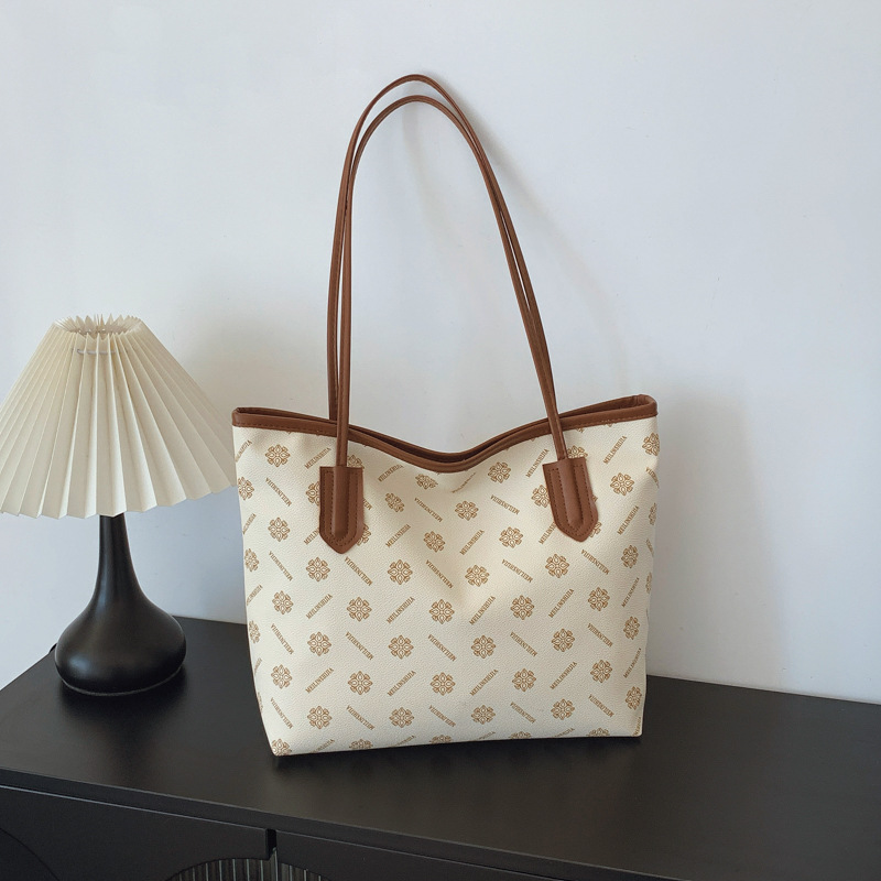 2024 nuevo bolso de impresión de gran capacidad, bolso de mano casual versátil, bolso de hombro de viaje de alta calidad