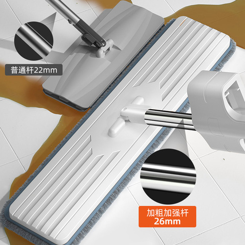 Mop for lazy people, wholesale new model, hand-wash free, water-absorbent, lazy person mopping artifact, flat household one-mop floor mop cloth