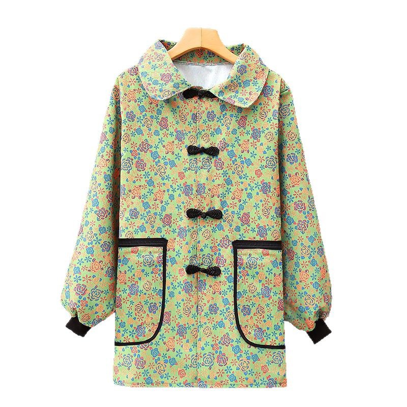 Șorț de bucătărie cu mânecă lungă stil chinezesc damă_voghion.com