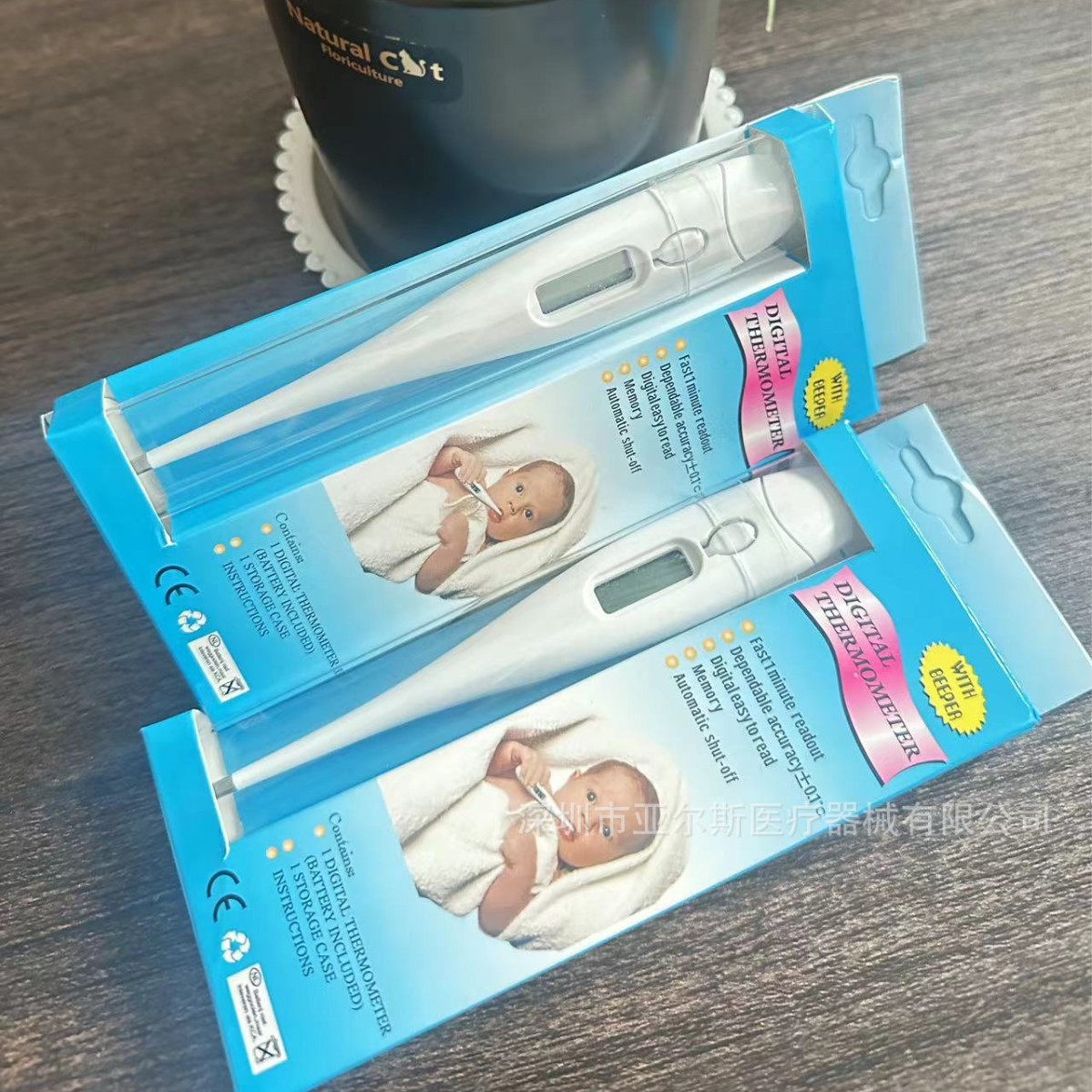 Foreign Trade Large Hard-Head Digital Thermometer Adult Armpit Digital Thermometer Children's Baby Thermometer Home