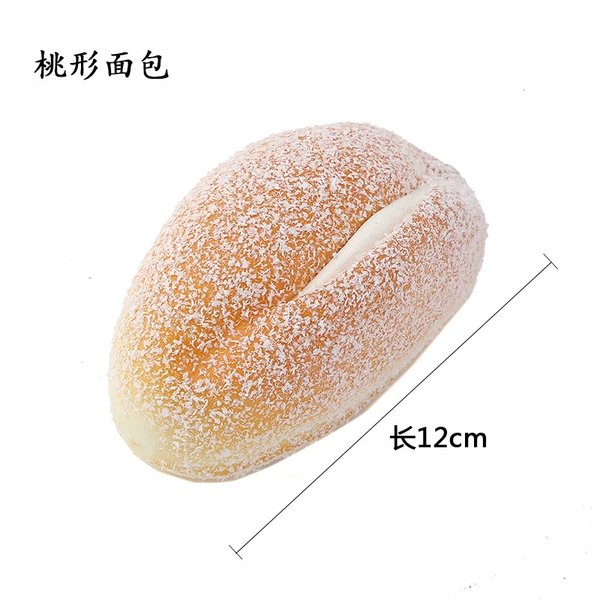 Peach -shaped bread