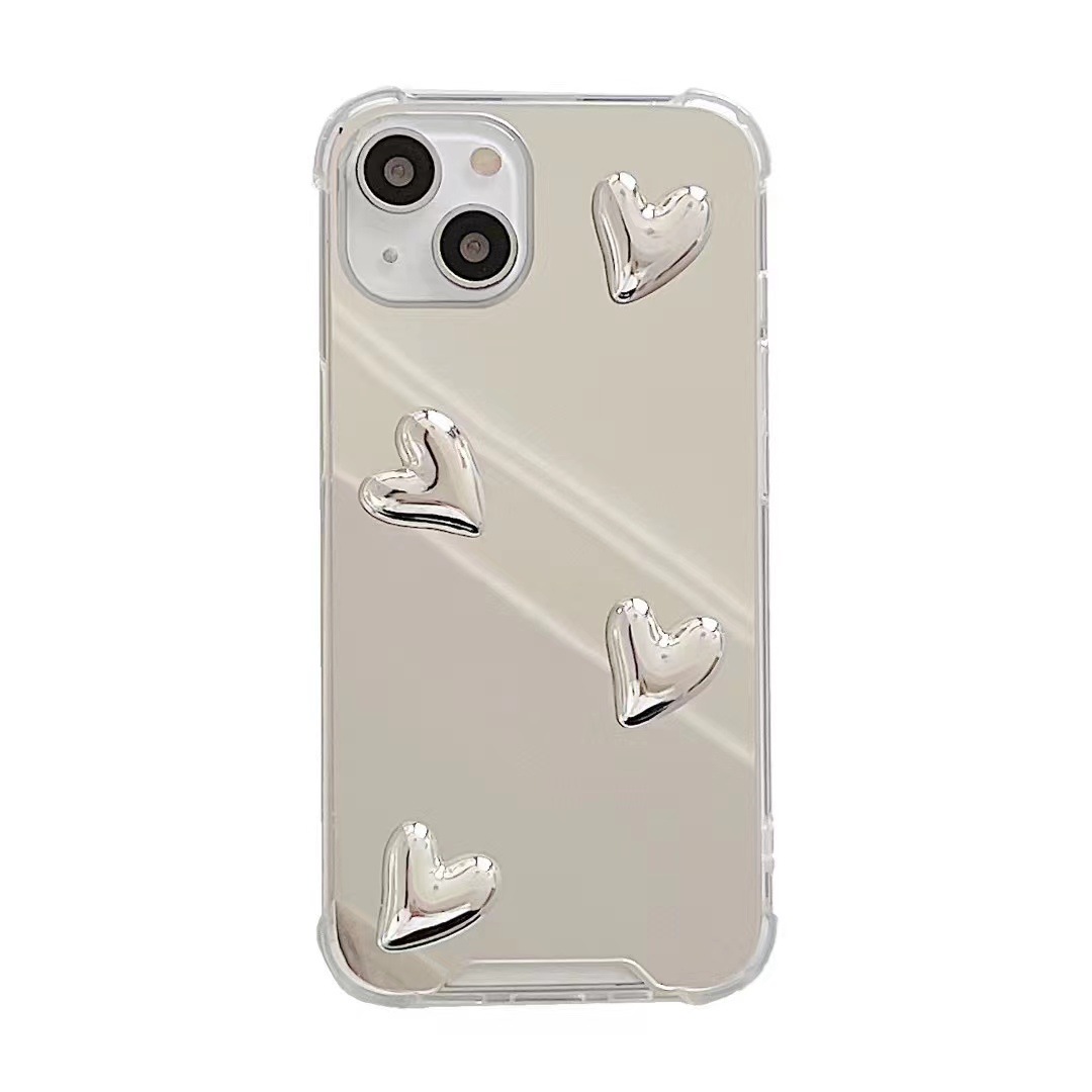Title 8, Four Corner Anti Drop Electroplating Love Mirro...