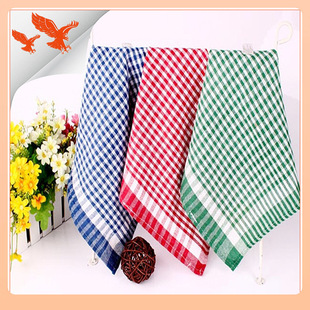 ⇓ Cotton and Linen Tea Cloth Cleaning Towel Absorbent Tea Mat Table Rag Polyester Cotton Yarn-Dyed Plaid Jacquard Tea Towel Bag Pot Towel