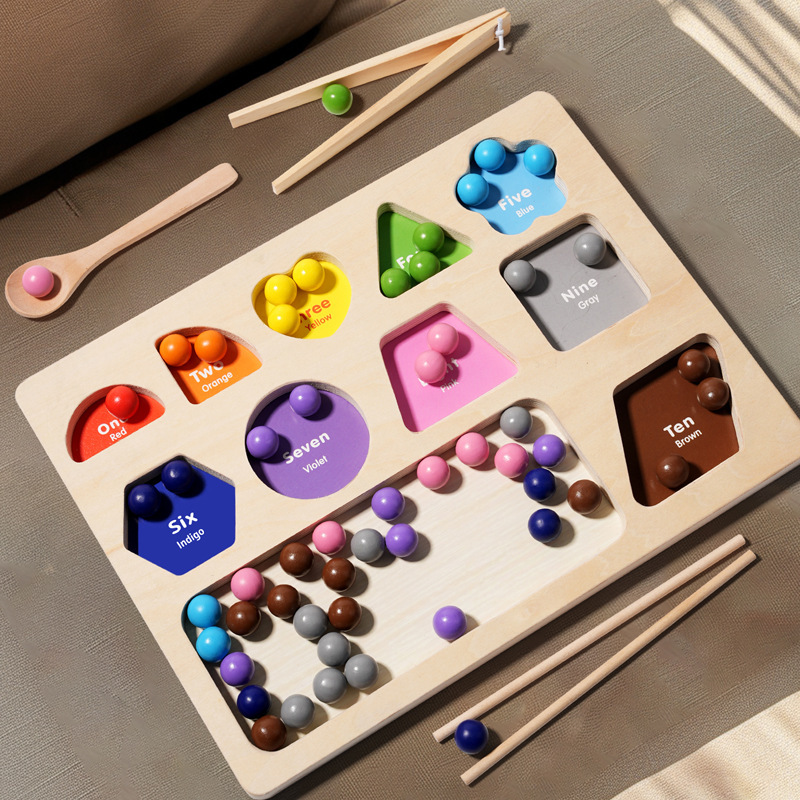 Bloques de construcción de arco iris multifuncionales para niños con juego de rompecabezas de cuentas educación temprana coordinación mano-ojo entrenamiento entre padres e hijos juguetes interactivos