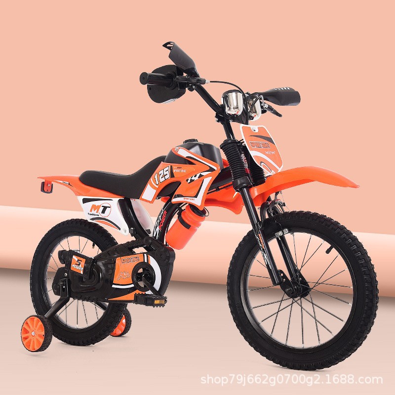 Bicicletas para niños de 2 - 5 años de edad, niños y niñas con ruedas auxiliares, bicicletas de juguete para niños