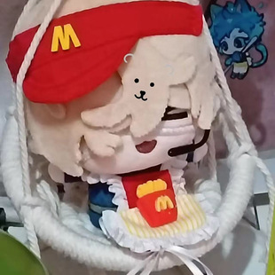 Identity V Game Anime Peripheral Fan Fire Investigator 10cm Cotton Doll Starfish Nunu Body Doll