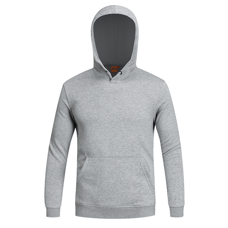 420g秋冬加绒连帽卫衣绣字团体服工作服广告不倒绒帽衫定制印logo|undefined