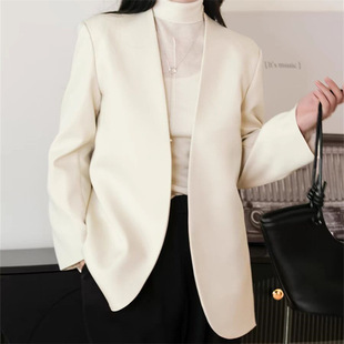 2025 Spring and Autumn New Women's Blazer Jacket Long Sleeve Petite Casual Internet Celebrity Style Suit Korean Version Top