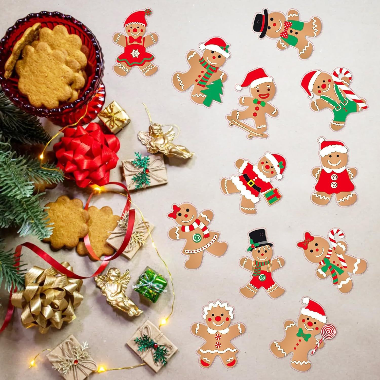 Nuevos productos transfronterizos decoraciones de fiesta de Navidad para árboles de torta de árbol decoraciones de madera para hombres colgantes de árbol de Navidad