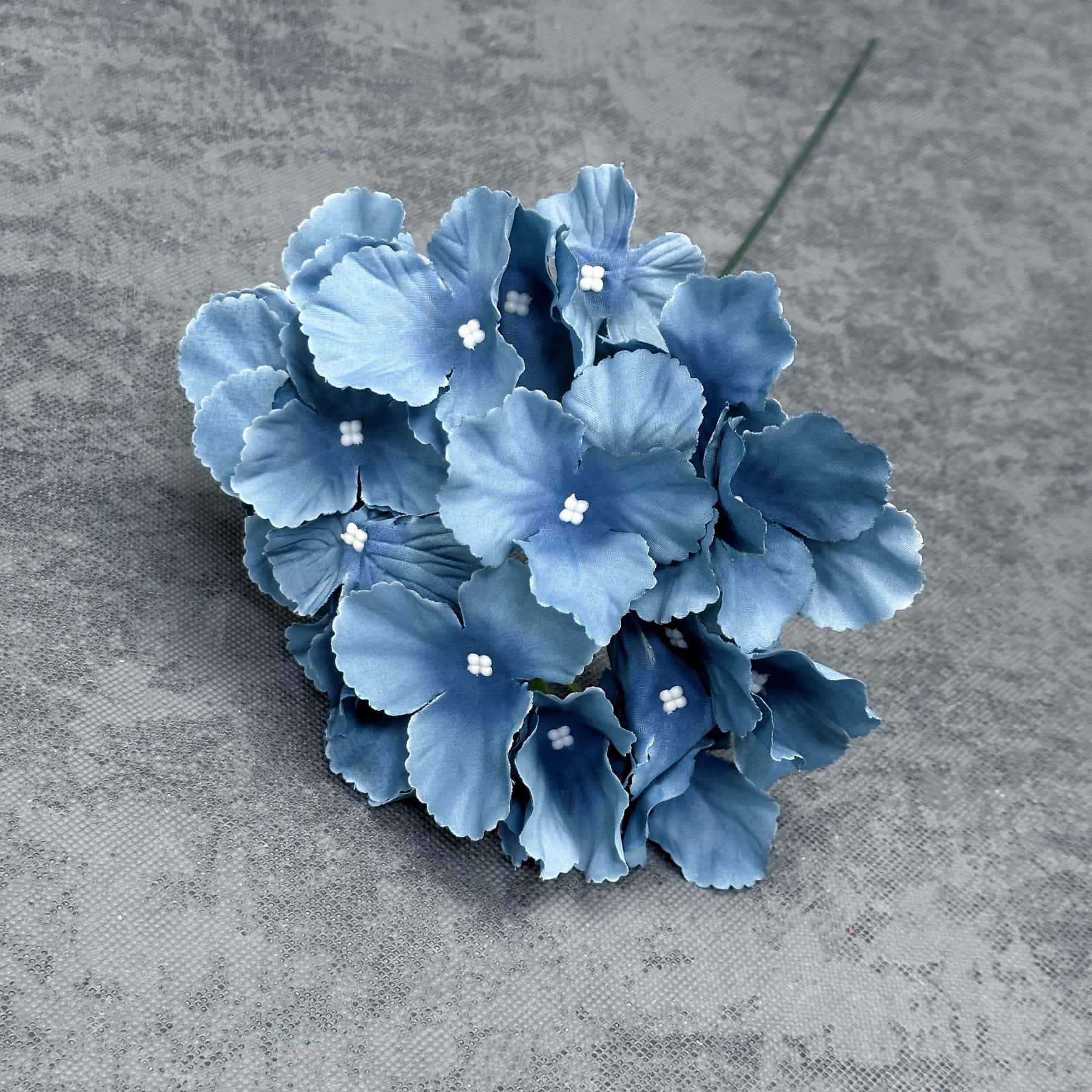 Flores artificiales, 27 piezas, cabezas de flor de hortensia de tallo único, accesorios de decoración para bodas y hogar, flores de seda, adornos de flores falsas, venta al por mayor.