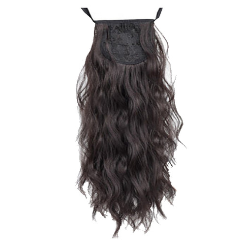 Ponytail wig female strap-on large wave high ponytail natural artificial hair internet celebrity ponytail thin wig braid