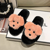 Slippers, demi-season keep warm fashionable footwear, internet celebrity