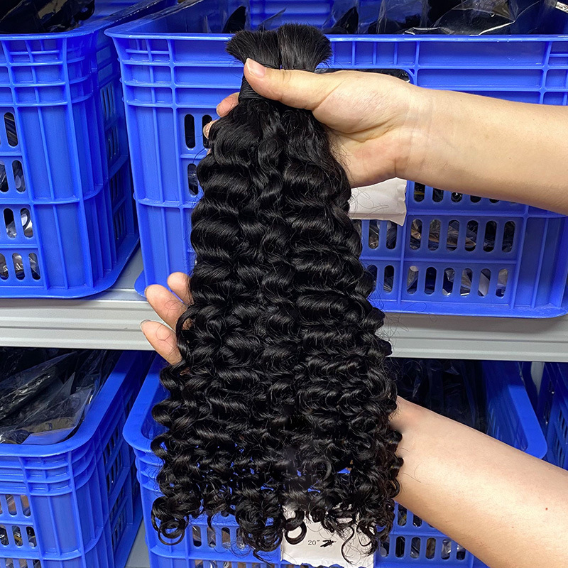 Extensiones de Cabello Humano 12A de Cabello Real Tejido a Mano para Mujeres