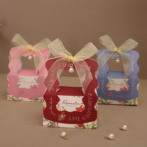 Wedding candy box for wedding high-end 2024 new sugar box wedding niche wedding candy gift box wedding candy bag packaging box