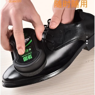 Shoe polish leather shoes maintenance brightening artifact double-sided sponge shoe polish colorless shoe wax brush shoe polish maintenance