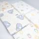 40s Cotton Cartoon Printed Type a Infant Clothing Fabric Quilt Pajamas Jumpsuit Antibacterial Cotton Wool Fabric