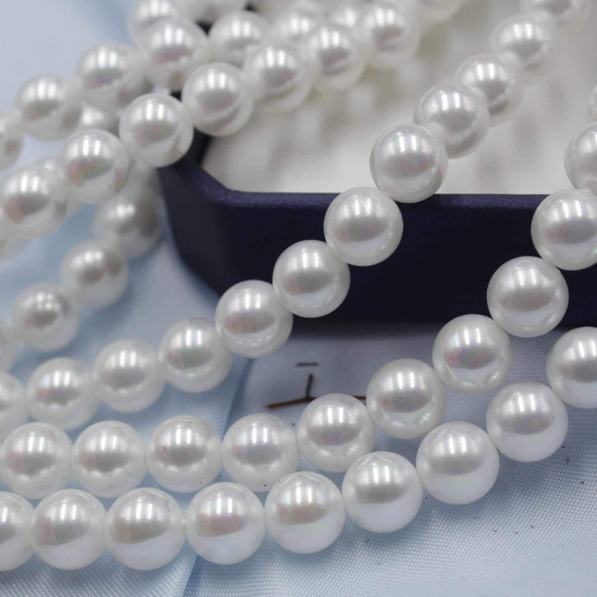 Plating Design 1 Set Imitation Pearl Solid Color