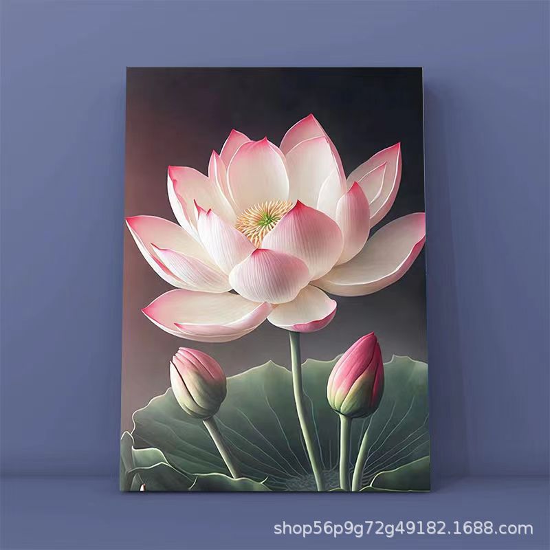 Digital Oil Painting DIY Hand-Painted Living Room Decoration Landscape Oil Painting Art Coloring Healing Handmade Florals Wholesale