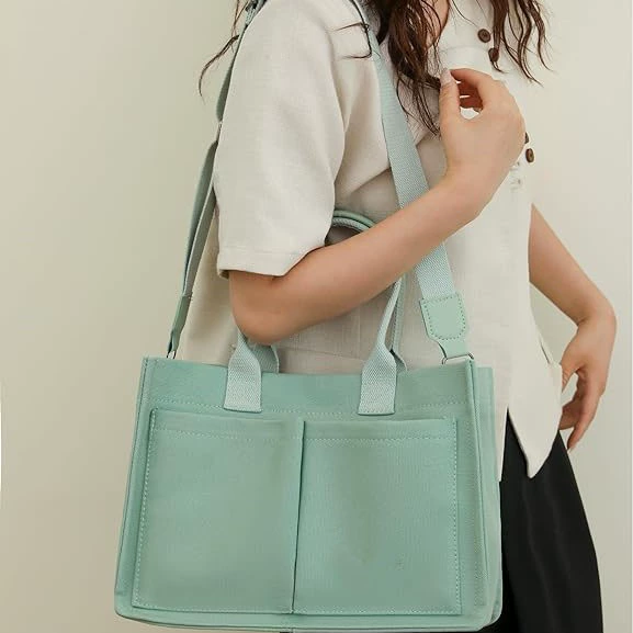 Capacious shopping bag, backpack, retro shoulder bag, handheld one-shoulder bag