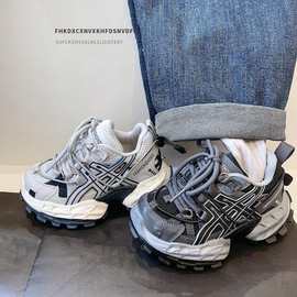 儿童网红爆款鞋子女童运动鞋春秋新款男童老爹鞋轻便透气百搭潮牌