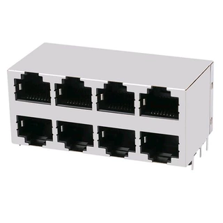 KRH-24A-0-SL2-080 厂家供应各种规格2x4 RJ45连接器