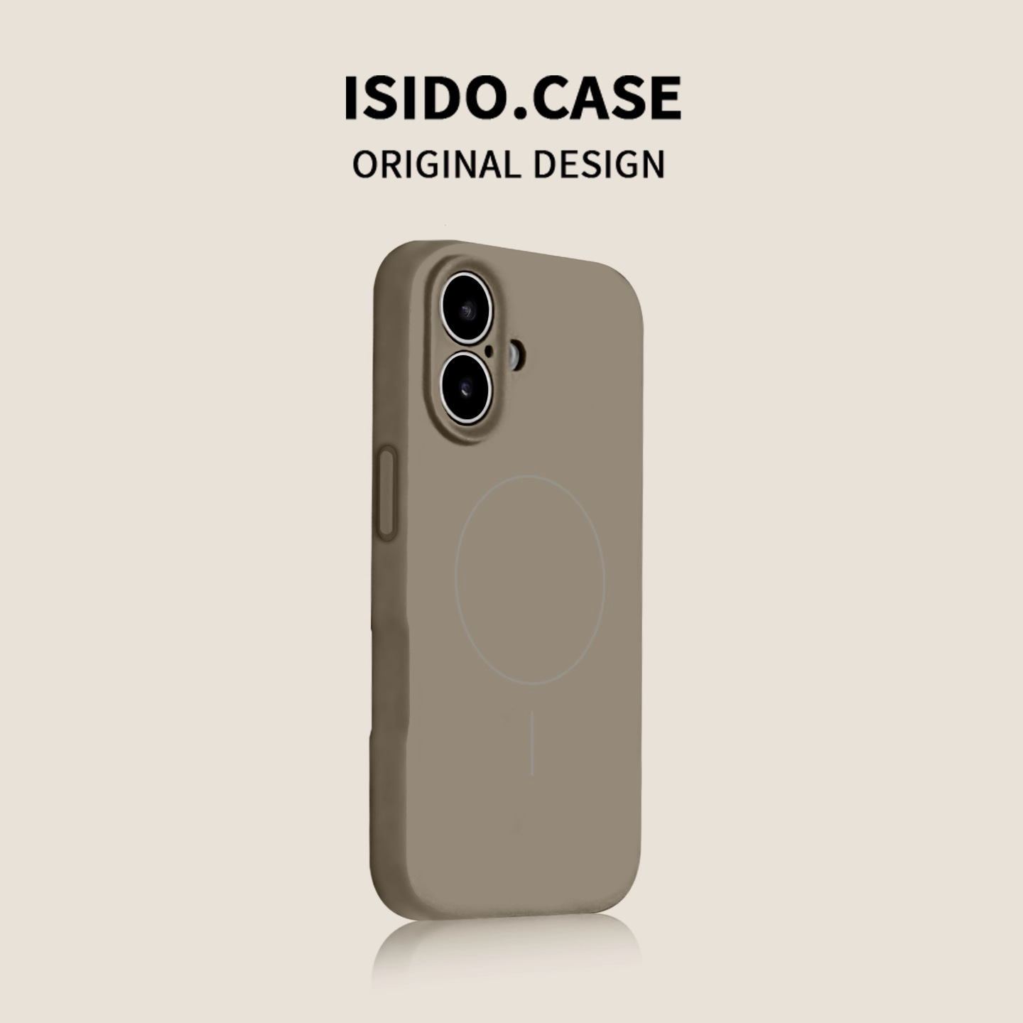 Funda magnética líquida de color sólido simple, adecuada para iPhone 16 Pro Max, Apple 17, con botón de cámara suave.