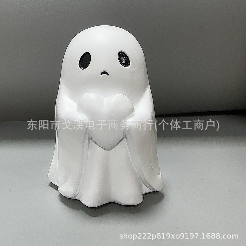 跨境新款Ghost Walking Dog万圣节幽灵系列树脂雕像装饰幽灵摆件|undefined