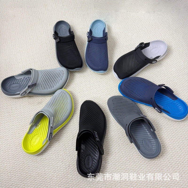 Cross Second-Generation Crocs Literide Perforated Shoes for Men and Women, Fashionable and Versatile Outdoor Beach Shoes | 206708