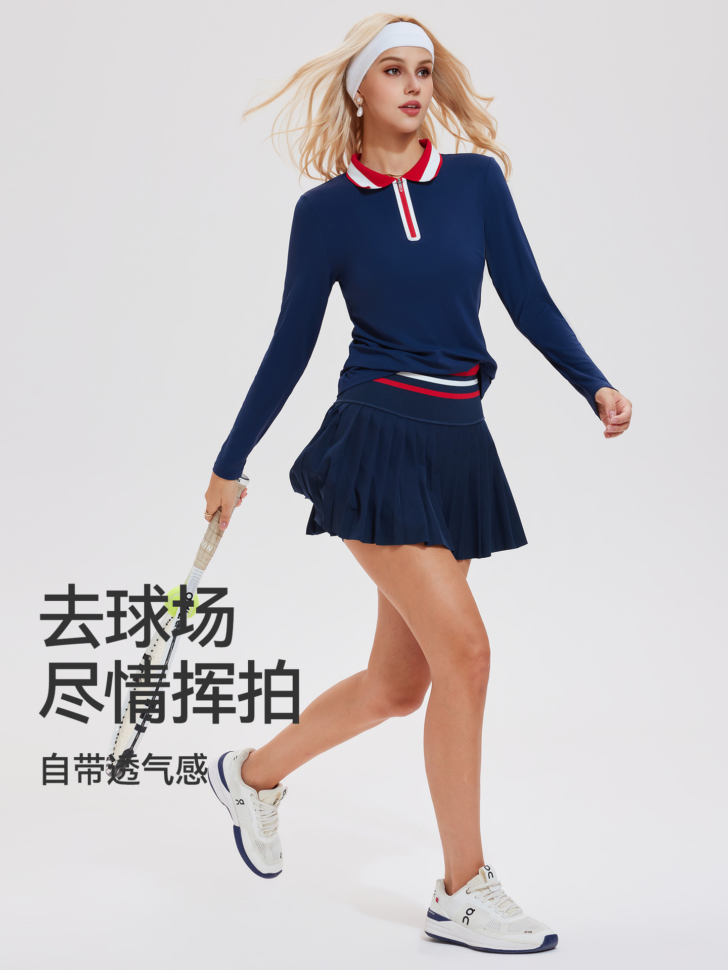 Caijue transfronterizo con solapa set de ropa de yoga de mangas largas para mujeres golf al aire libre delgado set de ropa de yoga deportiva