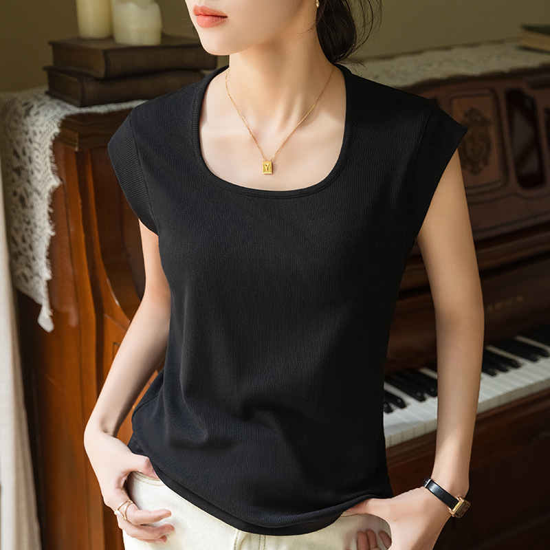 Camisola con Tirantes para Mujer, Estilo 2025, Chaleco sin Mangas Moderno, Blusa Estilo Europeo con Cuello Cuadrado image 7