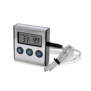 High Precision Timing Stainless Steel Probe Kitchen Baking Barbecue Electronic Thermometer