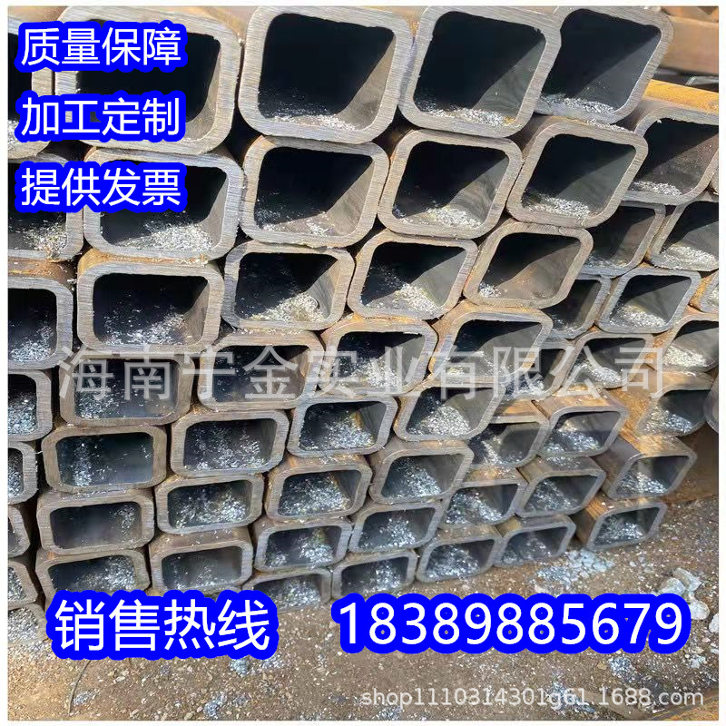 厂家现货方钢 国标Q235热镀锌方管 大棚厚壁方通 黑料矩管批发