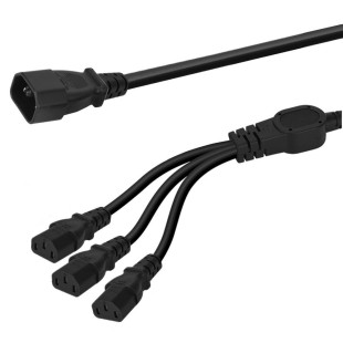 һ����IEC 320 C14���^��3 X C13ĸ�^���Դ���־���075ƽ���~о