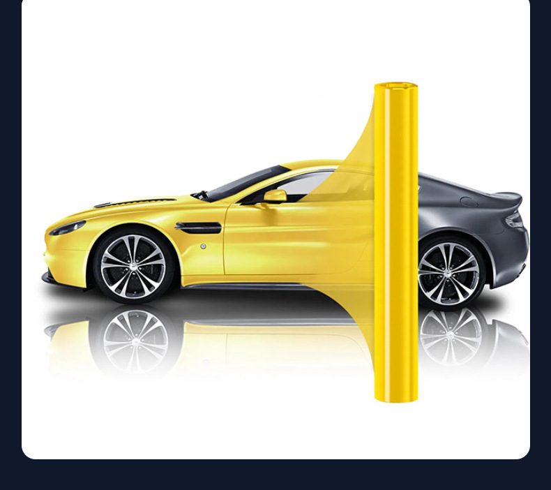 Car Color Change Film, High-Gloss Realistic 6D Carbon Fiber Black, Scratch-Resistant, High-Temperature Resistant Protective Car Wrap, Body Sticker, Available for Cross-Border Shipping