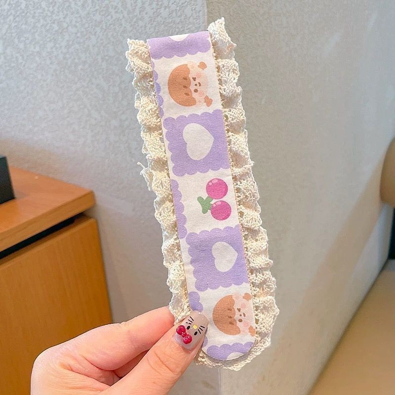 Niños ensanchados velcro tarjeta de cabello bebé no lastimar el cabello fijación del cabello roto artefacto de cabello de niñas bandas de cabello tocado