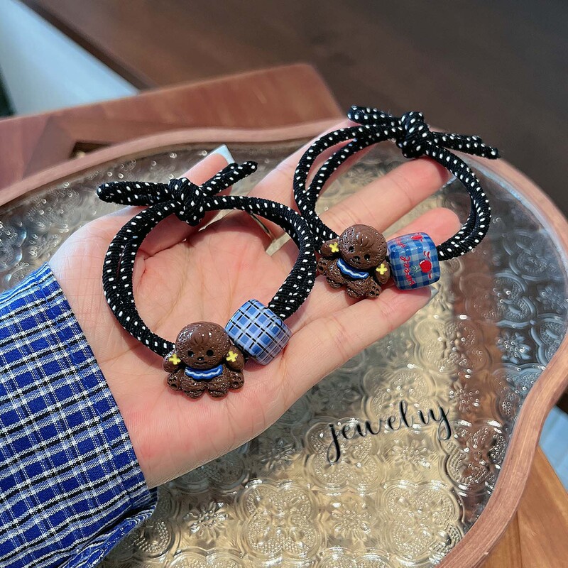 Cute m Series Cartoon Bow Hair Tie with Maillard Color for Bun and Ponytail Hairstyles Cute m Series Cartoon Bow Hair Tie with Maillard Color for Bun and Ponytail Hairstyles