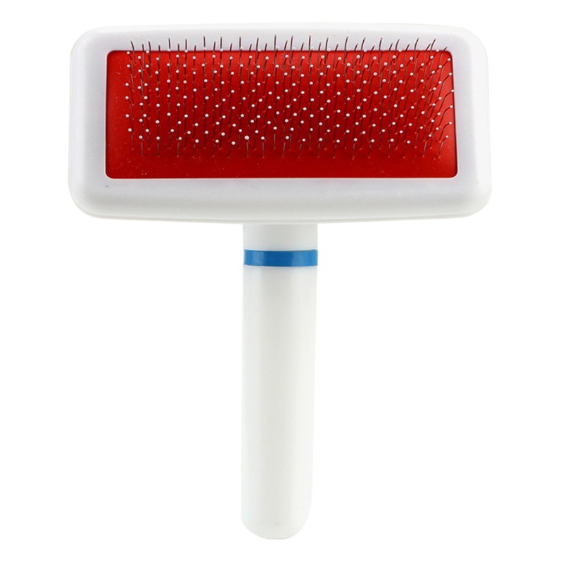 Mascota de acero inoxidable aguja peine airbag cepillo gato perro limpieza belleza depilación masaje peine en stock al por mayor