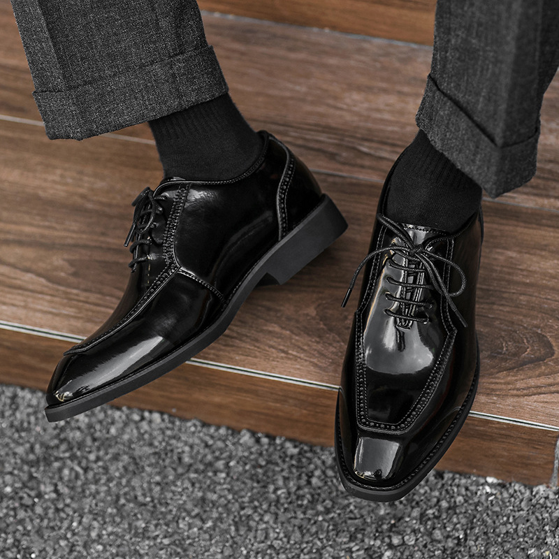 Formal Men's Shoes For Wedding In British Style Large Size_voghion.com