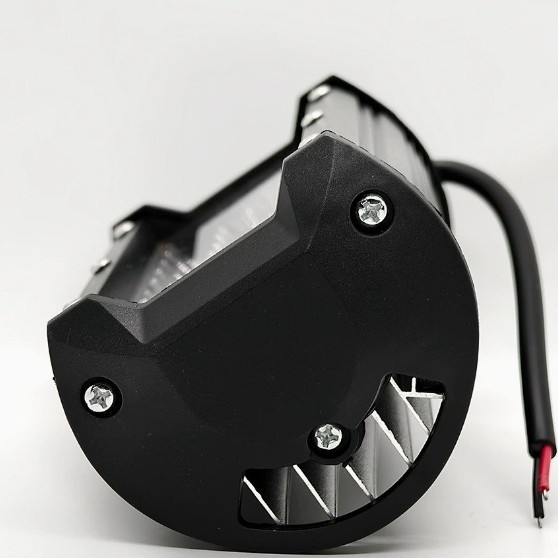 120W 7 pulgadas LED luces de trabajo tres ojos vehículo todoterreno auxiliar luz LED foco de motocicleta