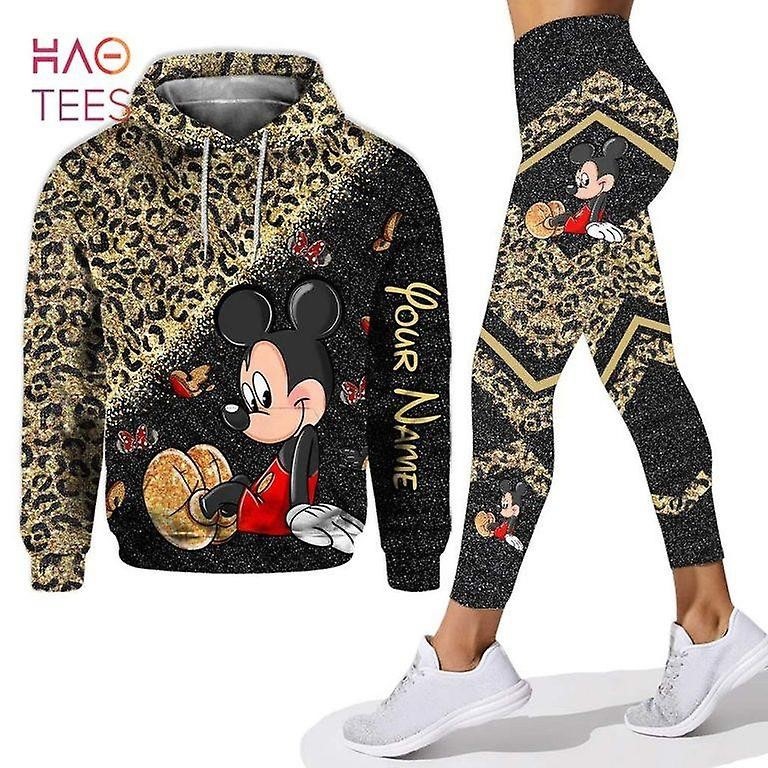 AliExpress Amazon estilo europeo y americano ropa de mujer 3D impreso Mickey Mouse dibujos animados señoras ocio deportes traje