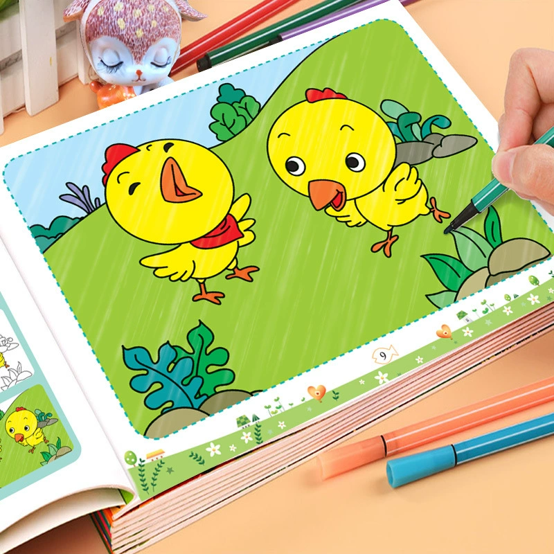 Детская акварель, мелки, раскраска, маркер для детсада, 0–3–6 лет
