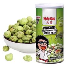 批发休闲零食泰国进口大哥芥末豌豆青豆炒货180克